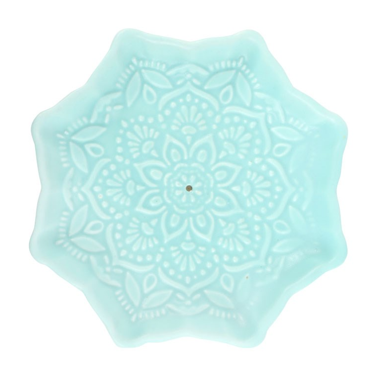 Piattino Porta Incenso Blue Mandala
