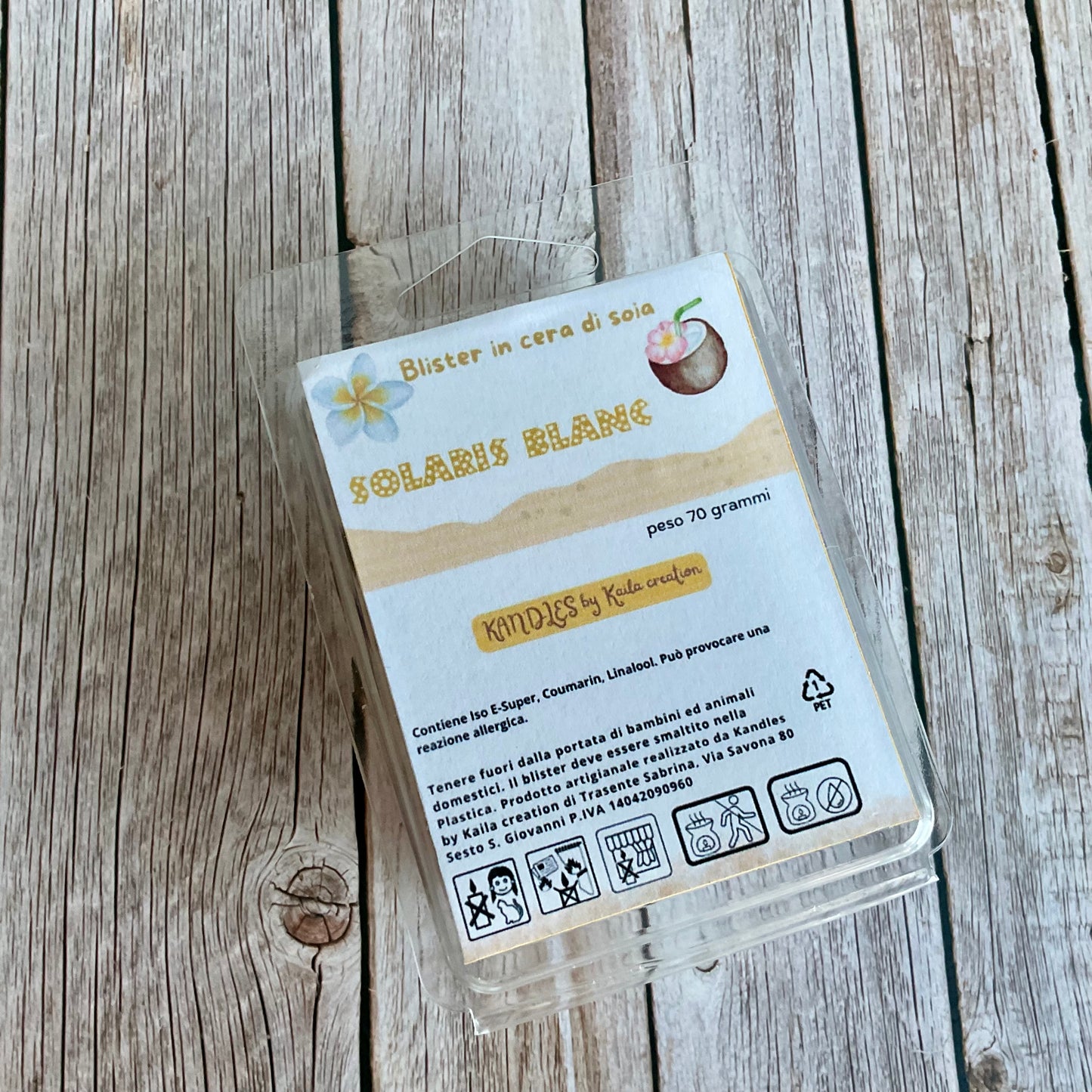 Blister Solaris blanc