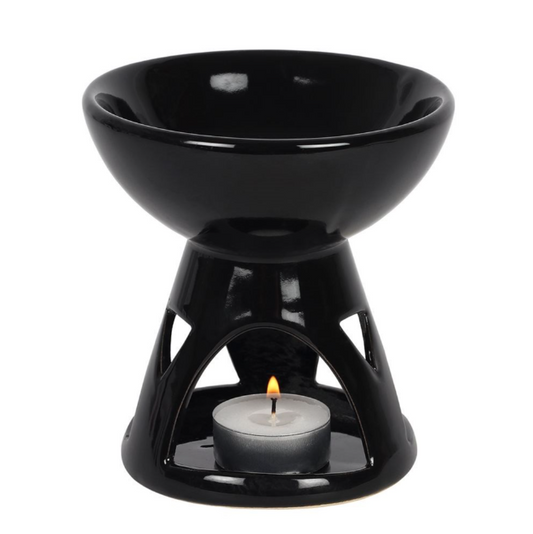 Bruciatore intagliato Nero