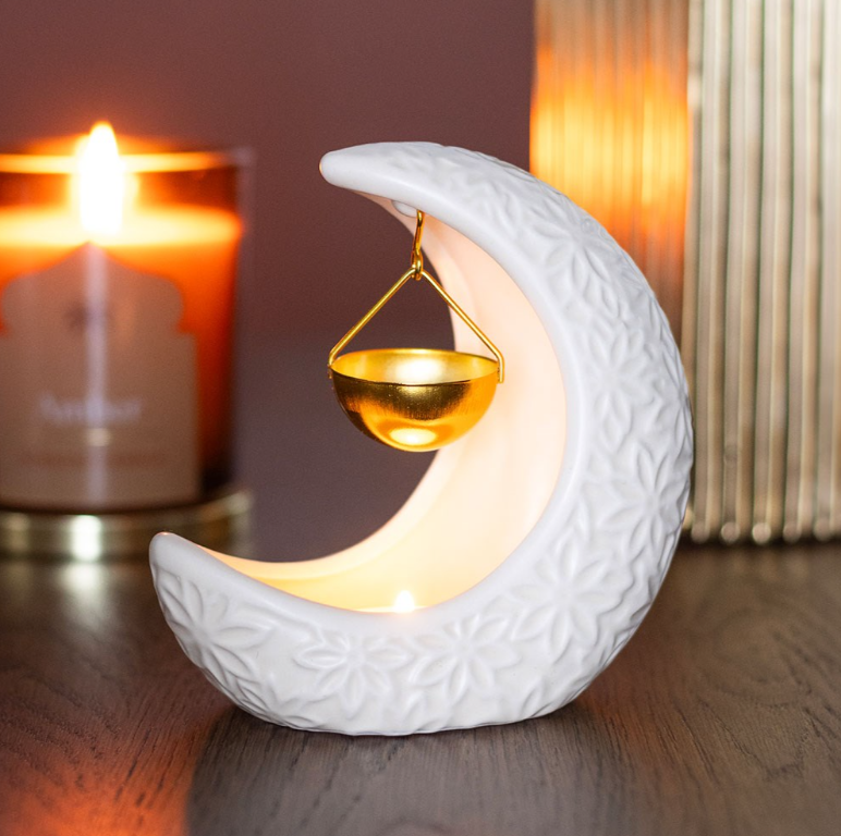Bruciatore Luna crescente Bianco