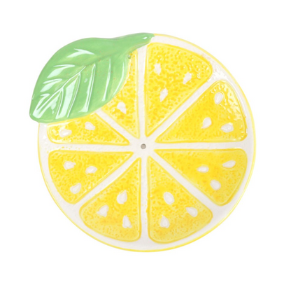 Piattino Porta Incenso Fetta di Limone