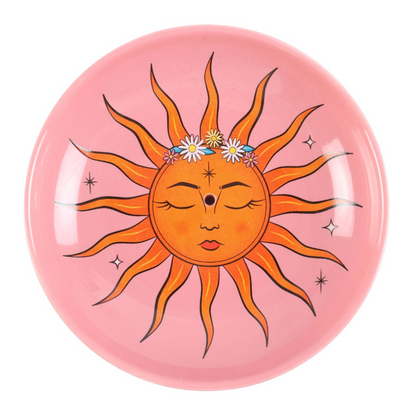 Piattino Porta Incenso Sole