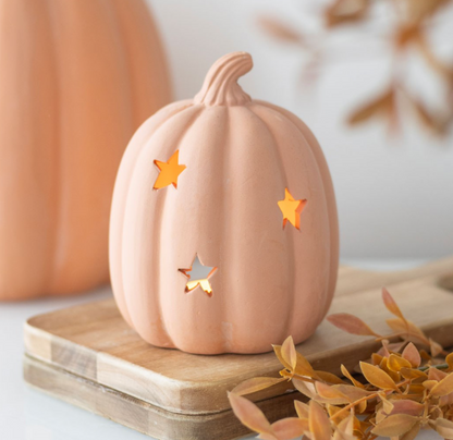 Zucca Porta Tealight in terracotta