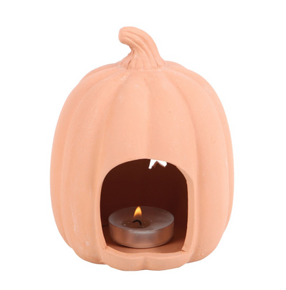 Zucca Porta Tealight in terracotta