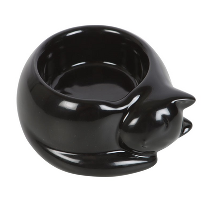 Porta Tealight a forma di Gatto Nero