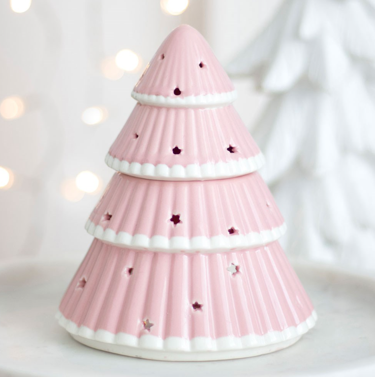 Bruciatore Albero di Natale rosa