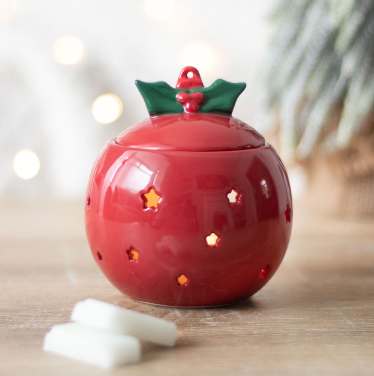 Bruciatore Pallina di Natale rossa