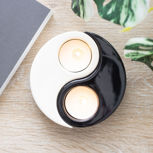 Portacandele per Tealight Yin Yang