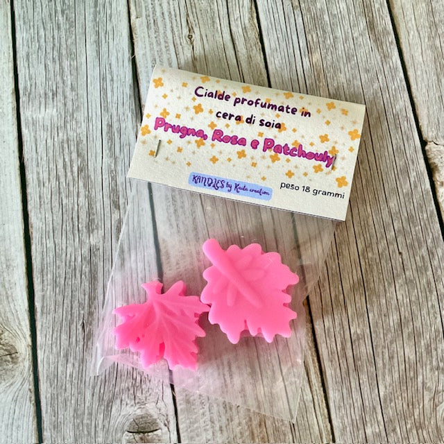 Cialde di cera Prugna, Rosa e Patchouly