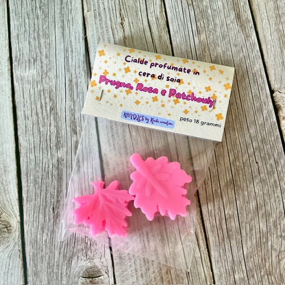 Cialde di cera Prugna, Rosa e Patchouly