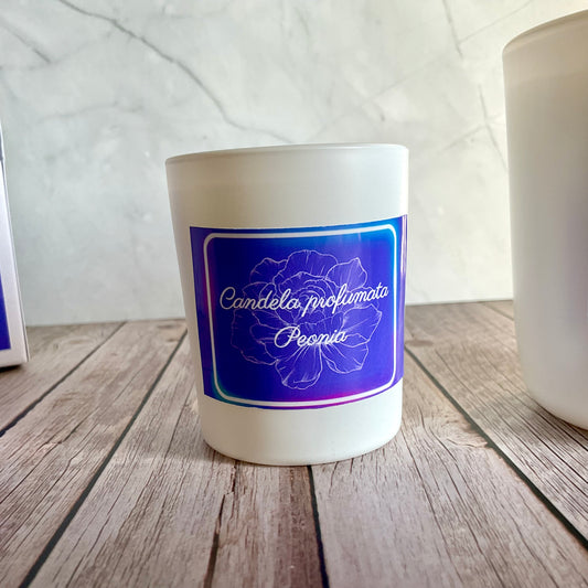 Candela profumata Peonia