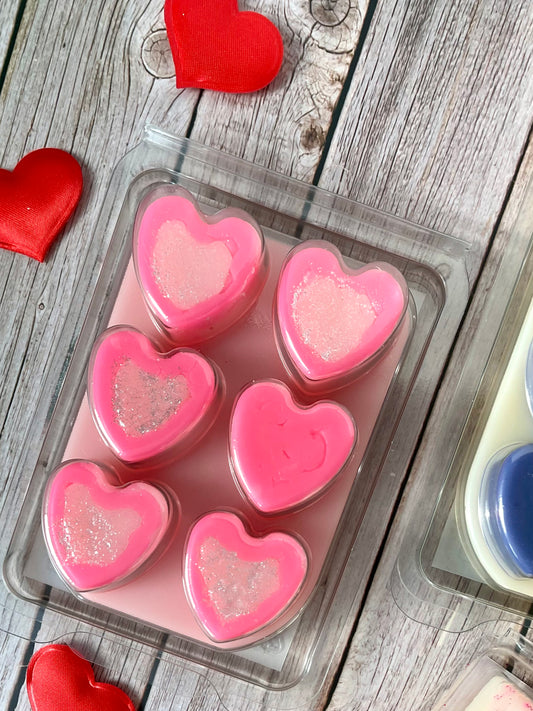 Blister cuori Fragola e rabarbaro