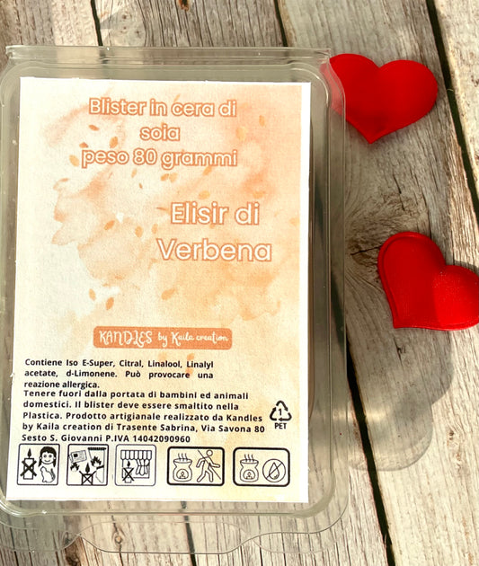 Blister cuori Elisir di Verbena