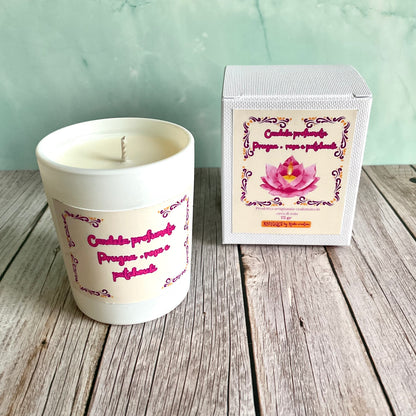 Candela Prugna, rosa e patchouli