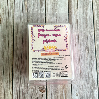 Blister Prugna, rosa e patchouli
