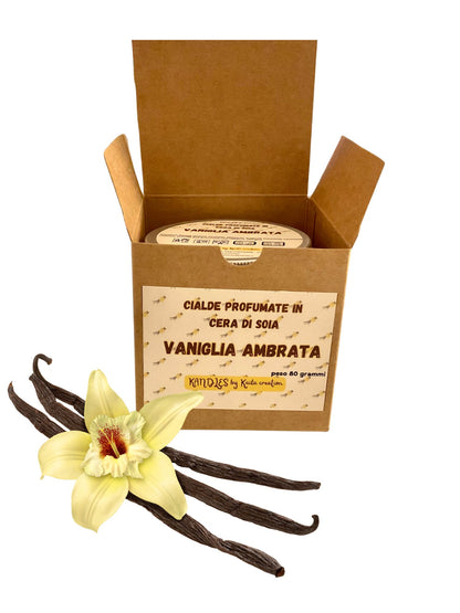 Cialde di cera Vaniglia Ambrata