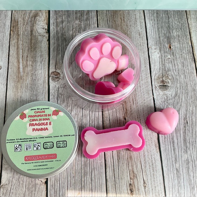 Cialde di cera Fragola e Panna