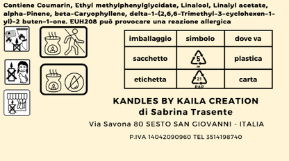 Cialde di cera Prugna, Rosa e Patchouly