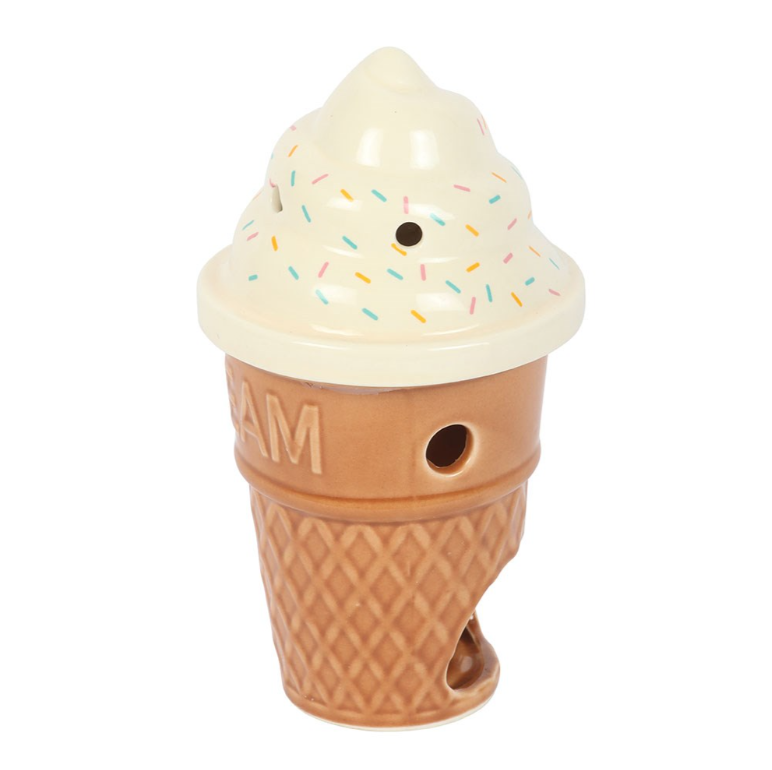 Bruciatore a forma di cono gelato