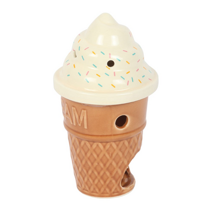 Bruciatore a forma di cono gelato