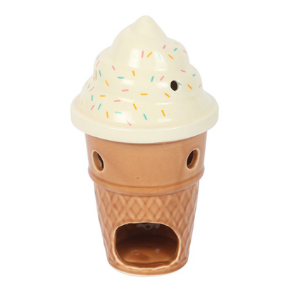 Bruciatore a forma di cono gelato